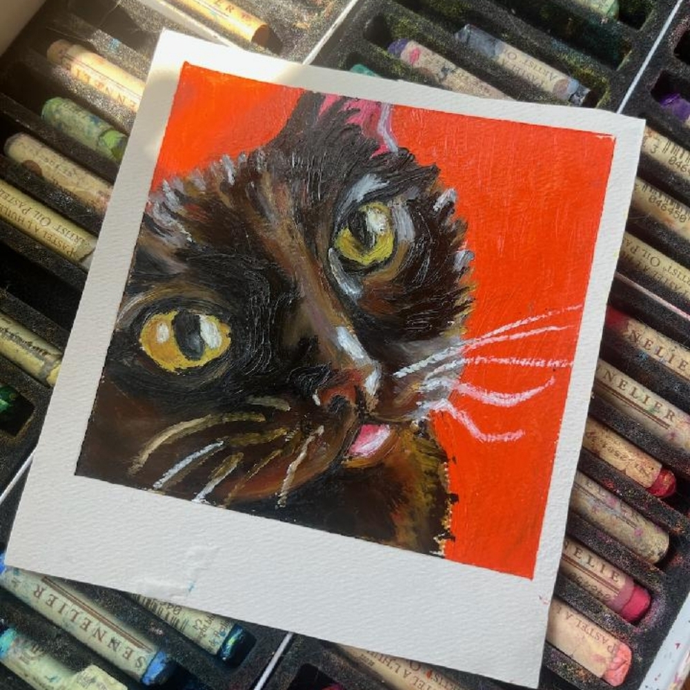 Original oil pastel